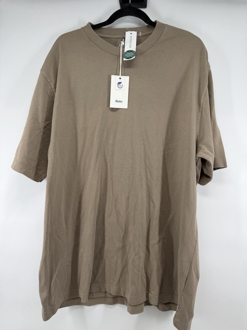 Katin Box Fit Heritage Tee SS Beige XL 100% Cotton